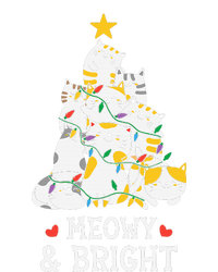 MY MEOW CATS CHRISTMAS TREE Pajama Xmas Funny T-Shirt