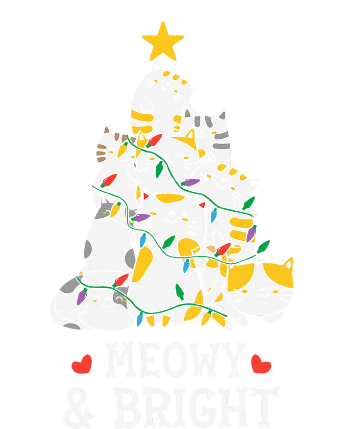 MY MEOW CATS CHRISTMAS TREE Pajama Xmas Funny T-Shirt