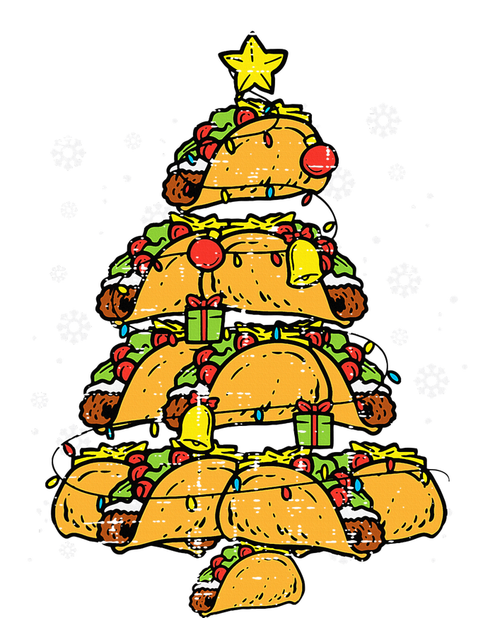 Taco Christmas Tree Xmas Mexican Food T-Shirt