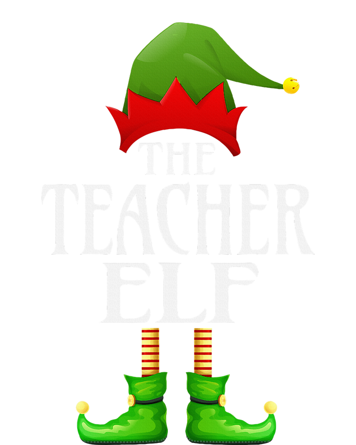 Teacher Elf Xmas Funny Family Matching Group Christmas T-Shirt