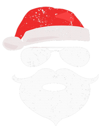 Funny Hipster Santa Beard Sunglasses and Red Hat Christmas Ladies PosiCharge Competitor Racerback Tank