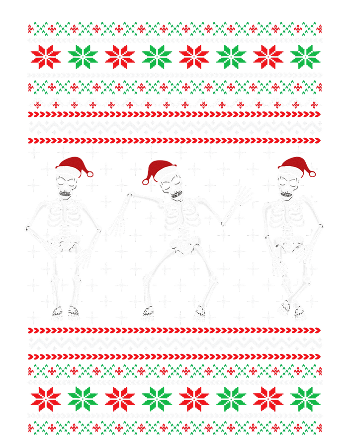 Funny Dancing Skeletons Ugly Christmas Sweater T-Shirt