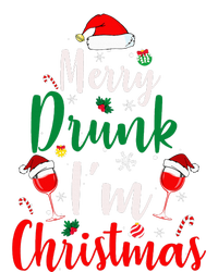 Merry Drunk I'm Christmas Funny Santa Joke Xmas Beer Lover Hoodie