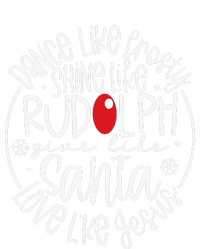 Dance Like Frosty Shine Rudolph Give Santa Love Jesus T-Shirt