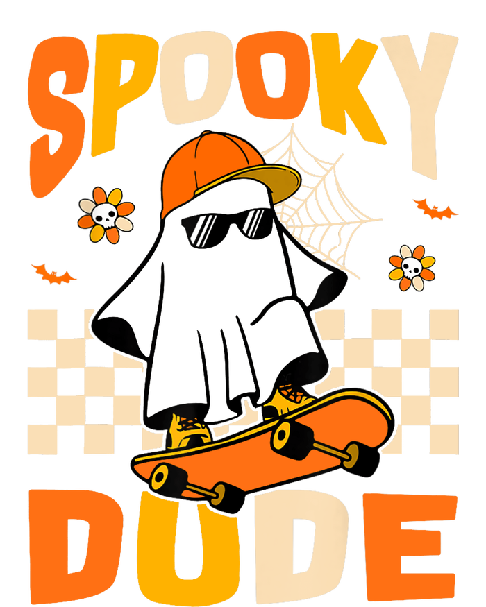 Ghost Skateboard Spooky Dude Groovy Halloween Boo Boy Cool Comfort Performance Bucket Hat