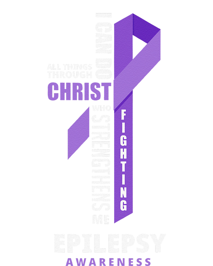 Epilepsy Warrior God Jesus Christ Epilepsy Awareness T-Shirt