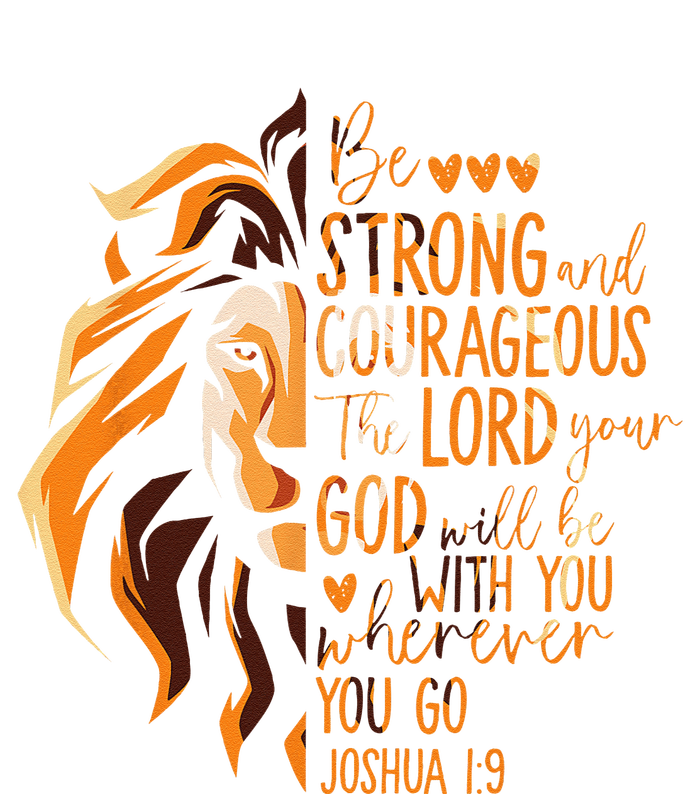 Christian Bible Verse Joshua 19 Lion Poster