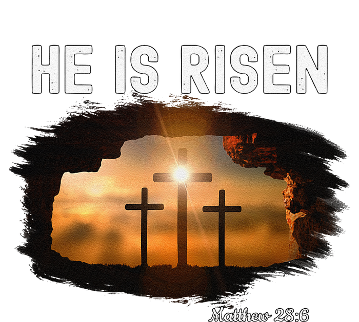 He Is Risen Christian Easter Jesus Matthew 286 T-Shirt