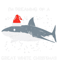 Christmas Shark Santa Hat Xmas Santa Jaws Funny Shark Pun USA-Made Snowflake Beanie