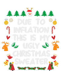 Due to Inflation Ugly Christmas Sweaters Funny Coaster