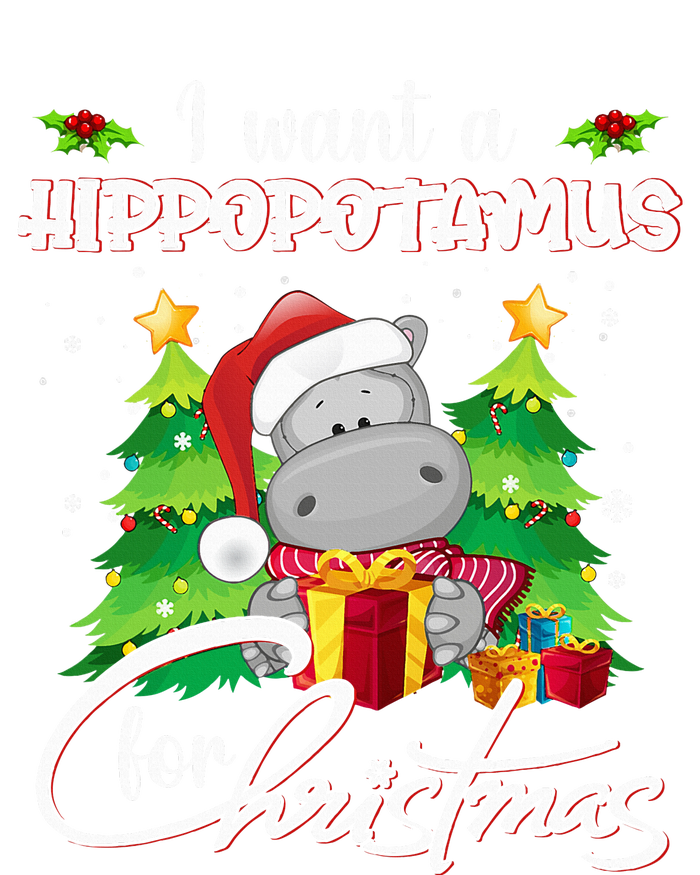 I Want A Hippopotamus For Christmas Xmas Hippo T-Shirt