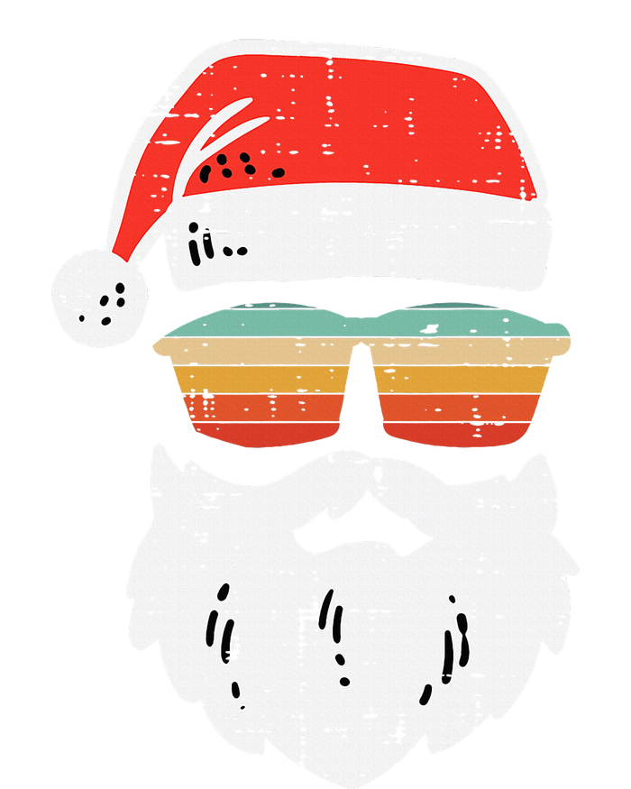 Santa Face Retro Sunglasses Christmas Xmas PosiCharge RacerMesh Polo