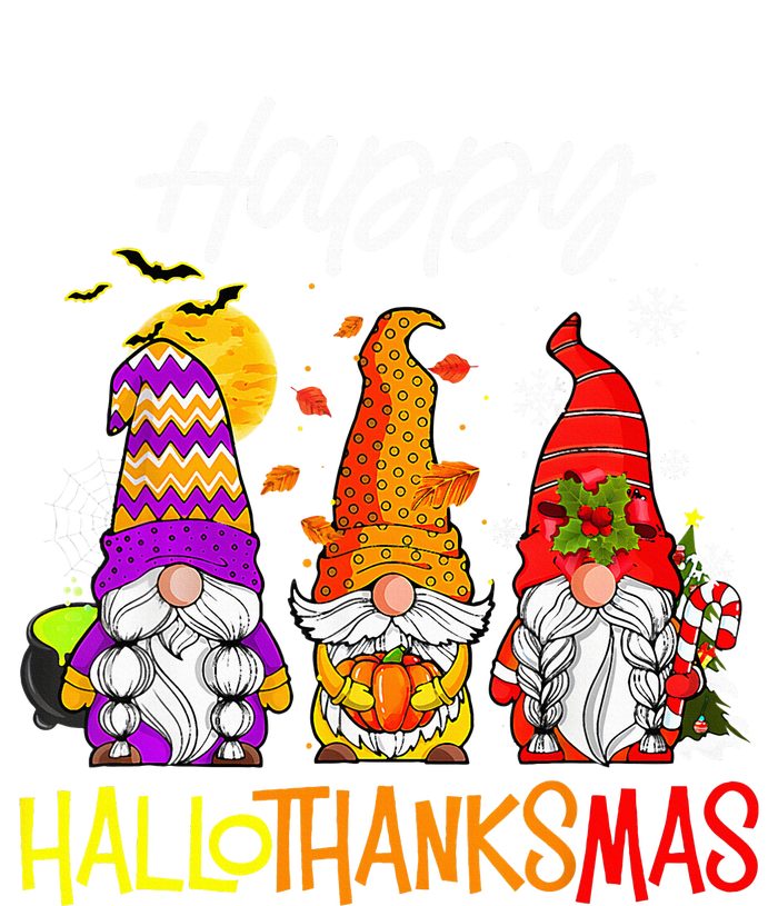 Happy Hallothanksmas Gnomes Halloween Thanksgiving Christmas Baby Long Sleeve Bodysuit