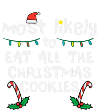 Most Likely Eat All Christmas Cookies Xmas Family Matching Mesh Reversible Basketball Jersey Tank