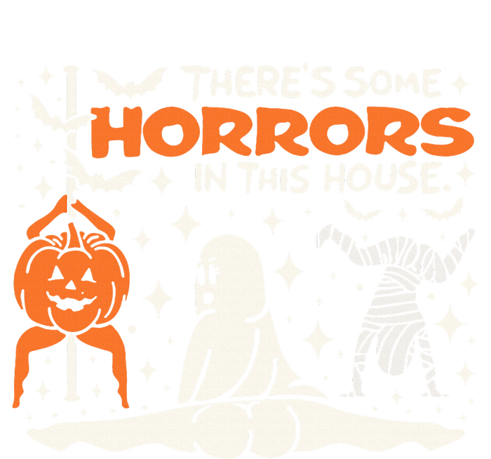 Theres Some Horrors In This House Ghost Pumpkin Halloween T-Shirt