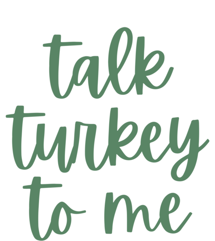 Funny Thanksgiving Day Talk Turkey To Me Gift Softstyle Adult Sport Polo