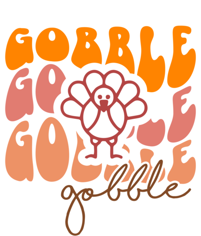 Cute Gobble Gobble Turkey Thanksgiving Gift Toddler Sweatshirt