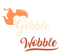 Gobble Til You Wobble I Thanksgiving Day Family Dinner Cute Gift Full-Length Apron With Pockets