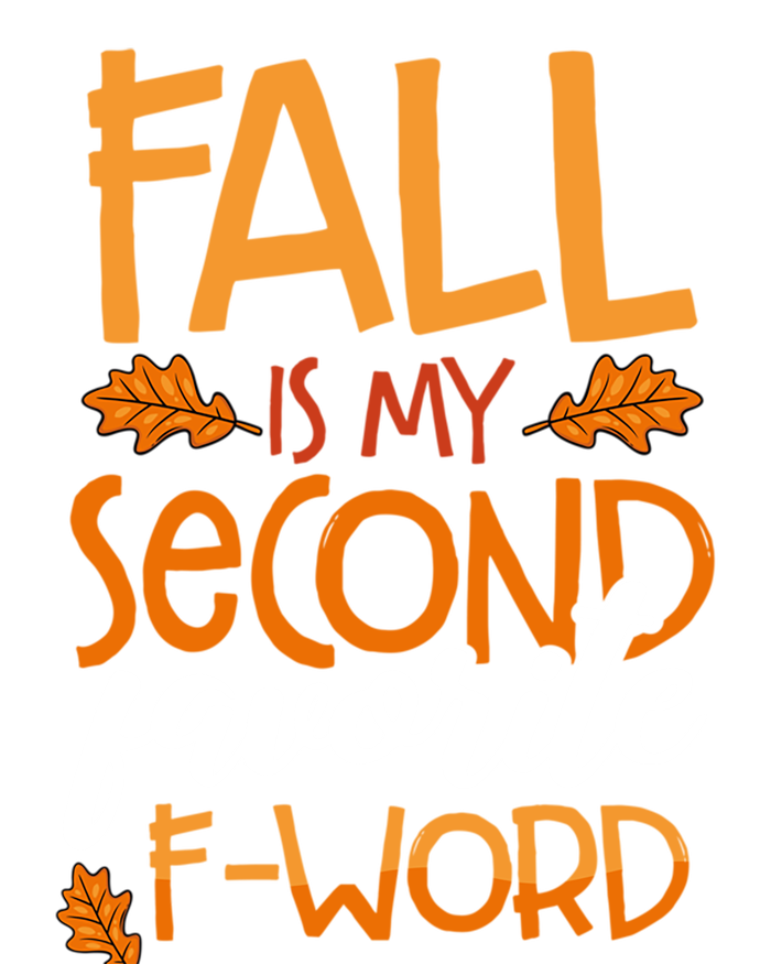 Fall Is My Second Favorite F Word Funny Autumn Gift Kids Hoodie