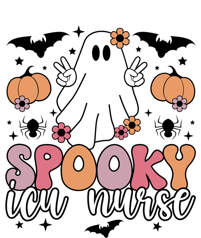 Spooky Icu Nurse Halloween Intensive Care Unit Nurse Gift T-Shirt