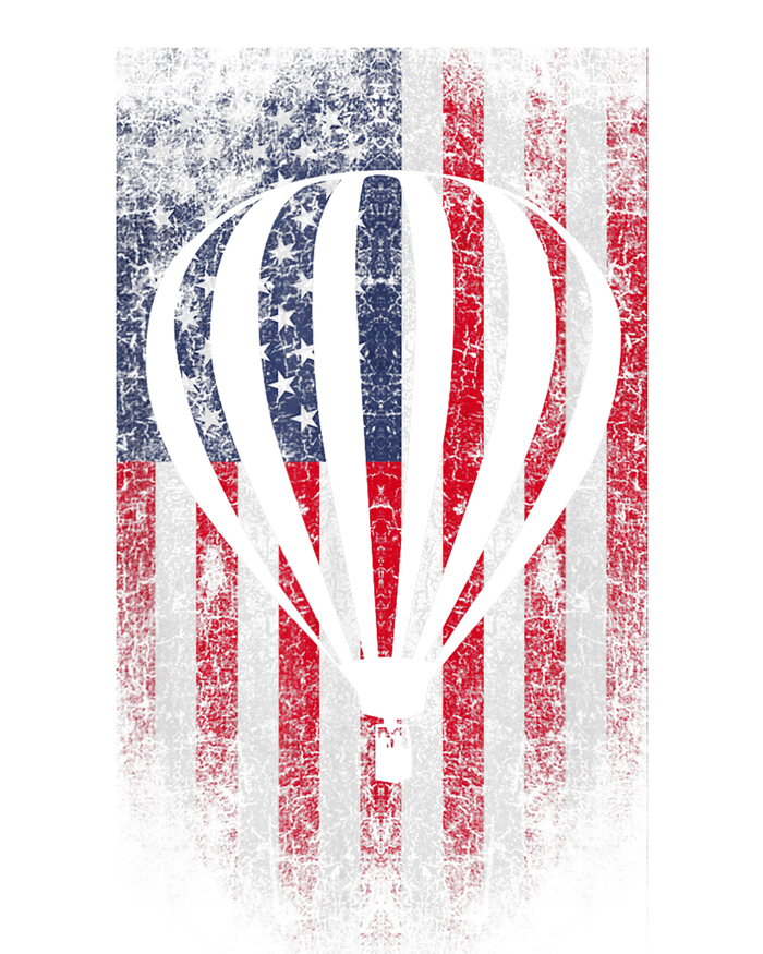 Hot Air Balloon Vintage USA Flag T-Shirt