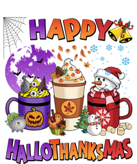 Funny Halloween Thanksgiving Christmas Happy Hallothanksmas Funny Gift T-Shirt