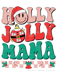 Groovy Retro Christmas Hippie Have A Holly Xmas Jolly Mama Long Sleeve Pajama Set