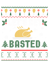 Funny Lets Get Basted Ugly Thanksgiving Sweater Funny Gift Ladies Essential Flowy Tank