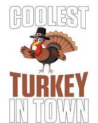 Funny Thanksgiving Coolest Turkey In Town Great Gift T-Shirt