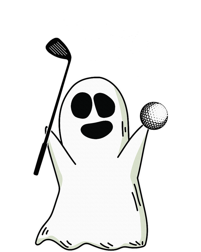 Ghost Playing Golf Lazy DIY Halloween Costume Funny Golfer Kids Hoodie