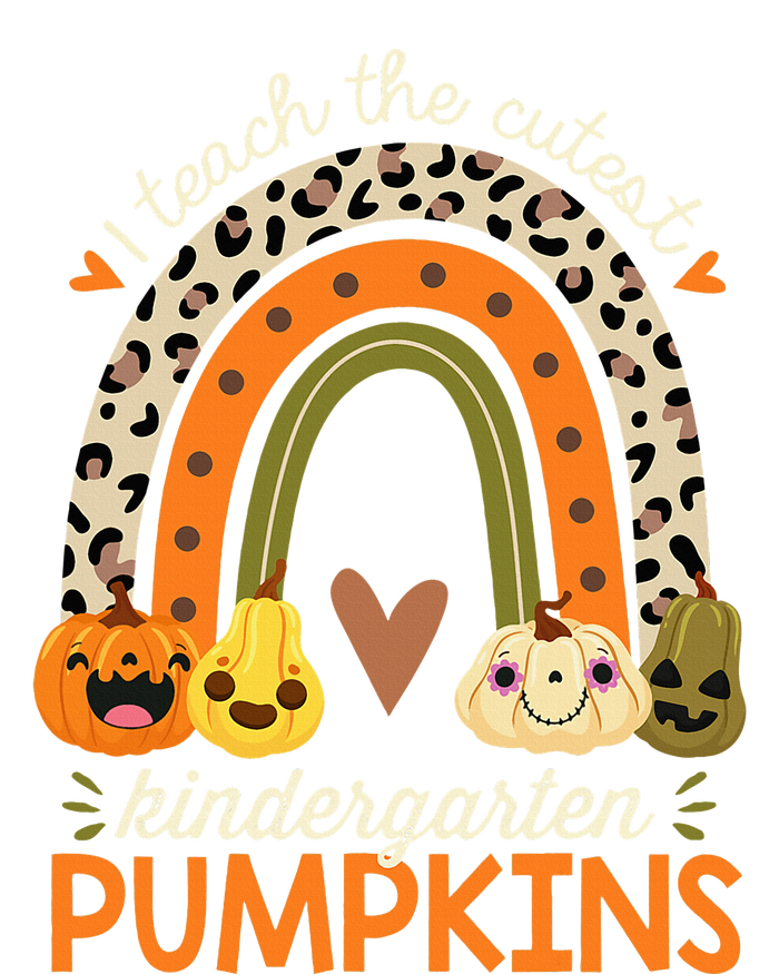 I Teach The Cutest Kindergarten Pumpkin Halloween Teacher Tie-Dye Long Sleeve Shirt