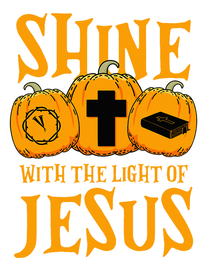 Shine With The Light Of Jesus Halloween Costume Christian T-Shirt