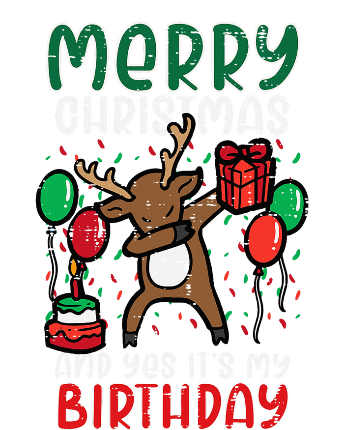 Merry Christmas Its My Birthday Reindeer Dab Xmas Bday Sweatshirt