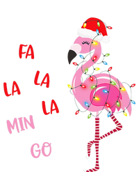 Fa La La Mingo Christmas Flamingo Tree Lights Santa Flamingo T-Shirt