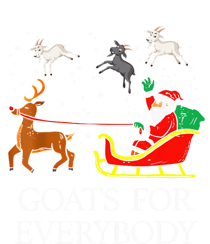 Goats For Everybody Christmas Goat Funny Xmas T-Shirt