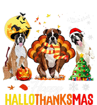 Boxer Dog Happy Hallothanksmas Halloween Thanksgiving Xmas Sweatshirt