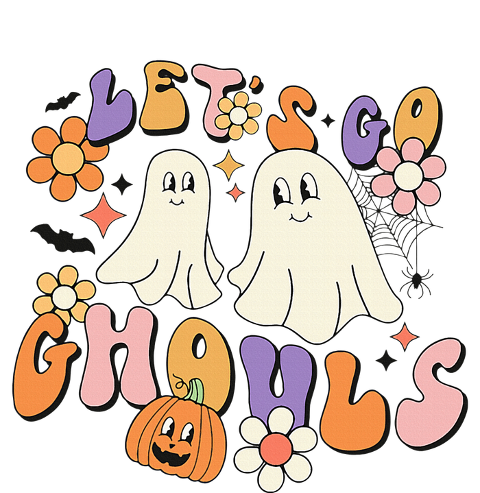 Lets Go Ghouls Funny Ghost Halloween Matching Baby Bodysuit