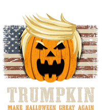 Halloween Trumpkin Vintage US Flag Funny T-Shirt