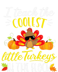 I Teach The Coolest Turkeys The Flock Thanksgiving Teacher Sustainable Beanie