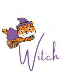 Tiger Halloween Witch Witches Dont Be A Basic Witch Gift Women's Tri-Blend 3/4-Sleeve Raglan Shirt