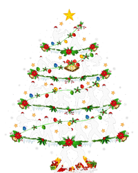 Taekwondo Lover Xmas Lighting Taekwondo Christmas Tree T-Shirt