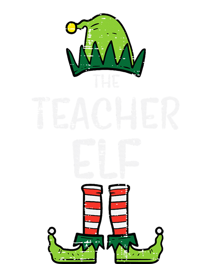 Teacher Elf Xmas Matching Christmas For Family Long Sleeve Pajama Set