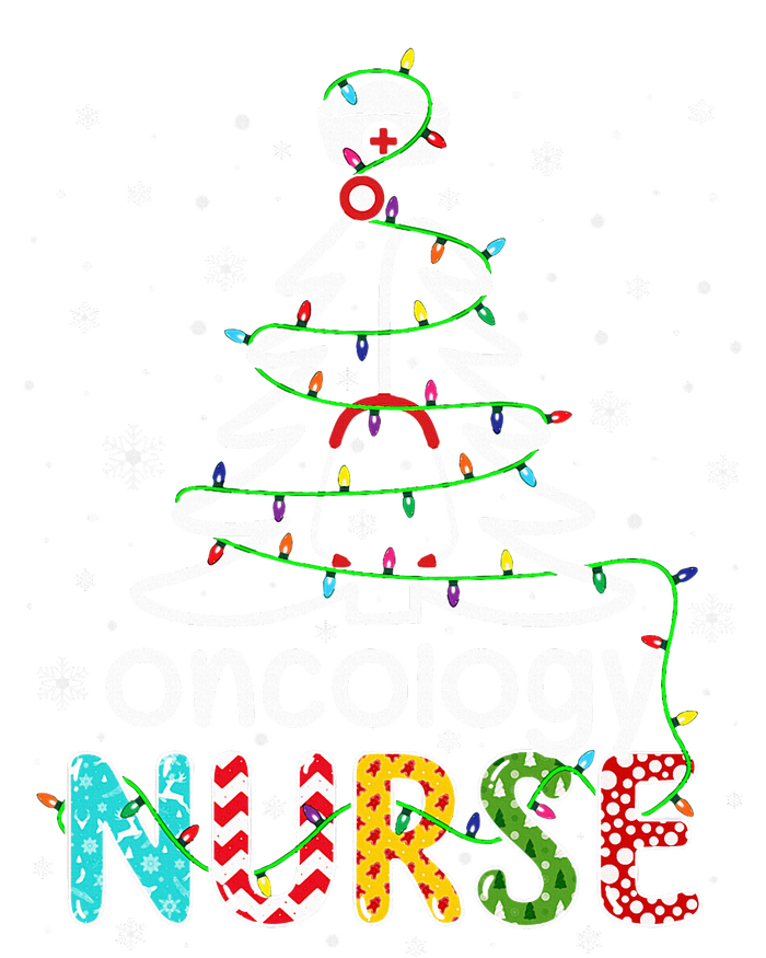 Oncology Nurse Xmas Tree Funny Nursing Christmas Pattern Tall Sweatshirt