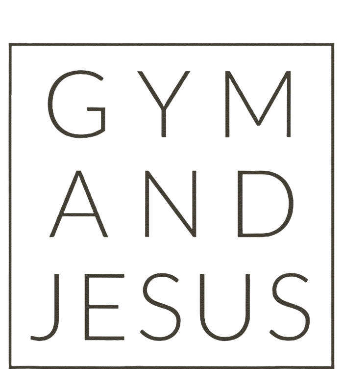 Gym And Jesus Christian Workout Fun Modern Fitness Ladies Long Sleeve Shirt