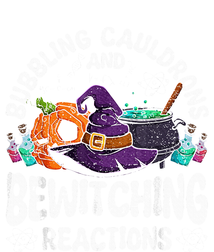 Bewitching Reactions Spooky Halloween Chemistry Teacher Kids Long Sleeve Shirt