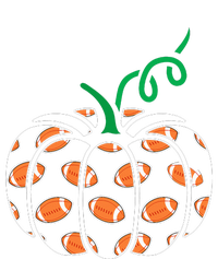 Pumpkin Football Lazy Halloween Costume Cool Sport T-Shirt