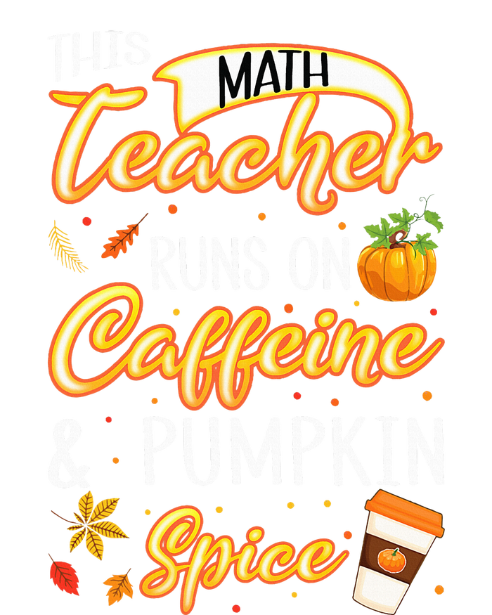 Fall Season Math Teacher Caffeine Pumpkin Spice Latte Coffee PosiCharge RacerMesh Polo