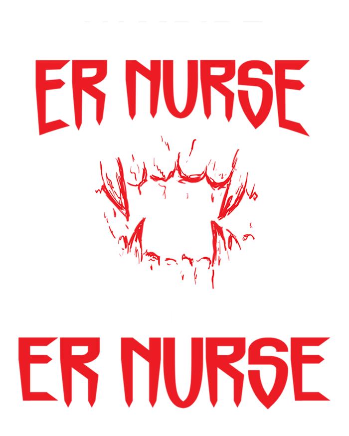 Vampire Er Nurse Halloween Emergency Nurse Scary Gift Bumper Sticker