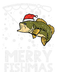 Merry Fishmas Fish Fishing Xmas Christmas Dad Women's Racerback Tank