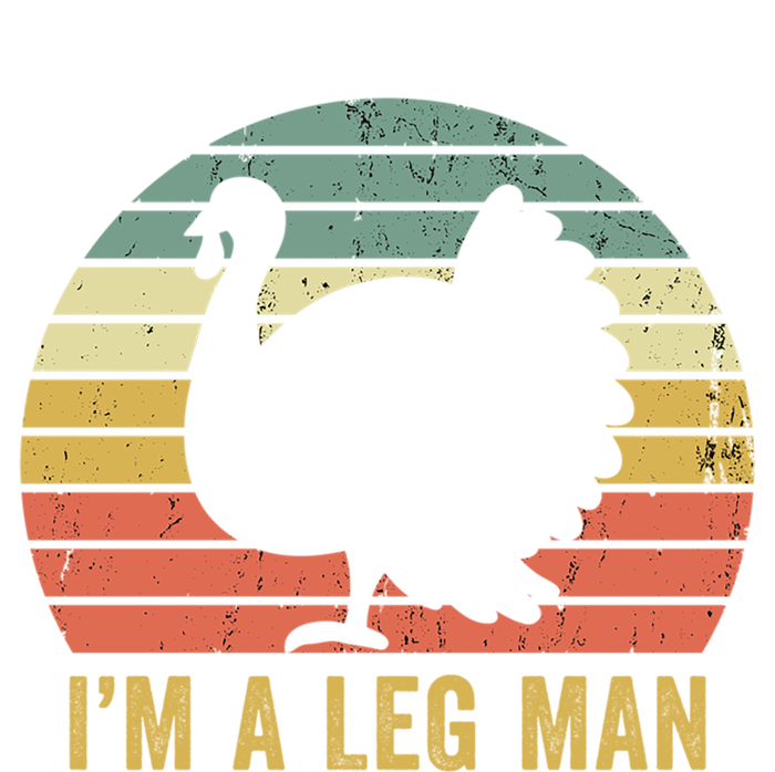 Im A Leg Funny Thanksgiving Turkey Trot Vintage Gift Coaster